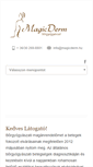 Mobile Screenshot of magicderm.hu